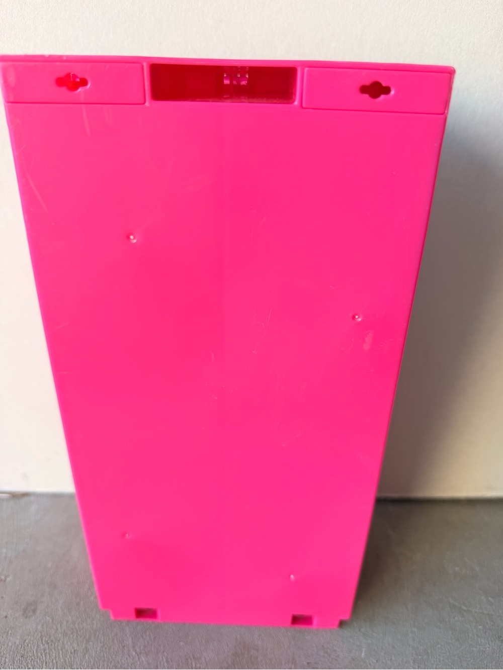 Barbie Pink Mini Fridge Accessory - Dollhouse Appliance - Picture 3 of 4